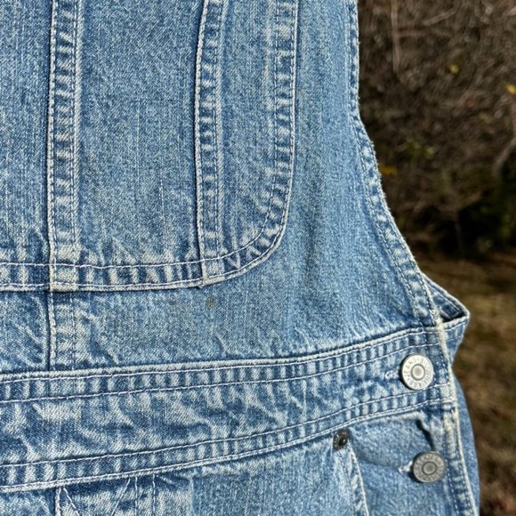 Billblass Denim Overall Shorts Women's 8 - Picture 4 of 6